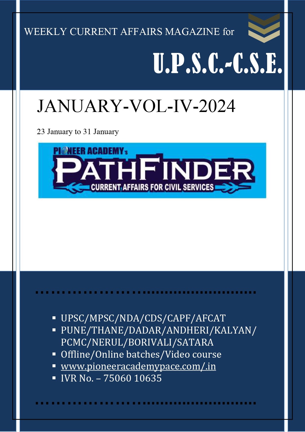 JANUARY-VOL IV- 2024